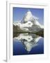 The Matterhorn Mountain, Valais (Wallis), Swiss Alps, Switzerland, Europe-Charles Bowman-Framed Photographic Print