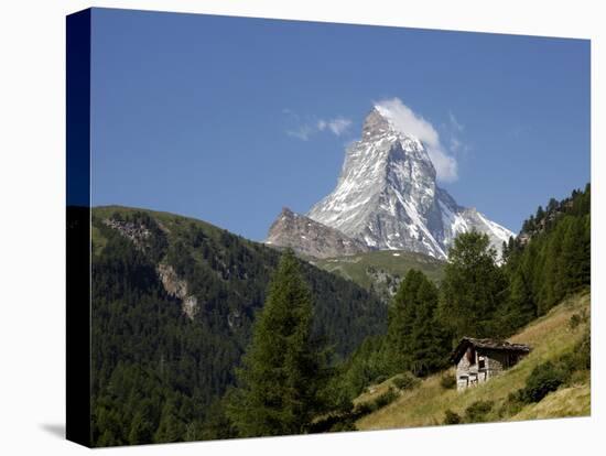 The Matterhorn Near Zermatt, Valais, Swiss Alps, Switzerland, Europe-Hans Peter Merten-Stretched Canvas