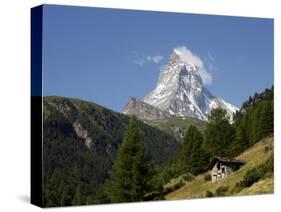 The Matterhorn Near Zermatt, Valais, Swiss Alps, Switzerland, Europe-Hans Peter Merten-Stretched Canvas