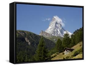 The Matterhorn Near Zermatt, Valais, Swiss Alps, Switzerland, Europe-Hans Peter Merten-Framed Stretched Canvas