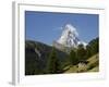 The Matterhorn Near Zermatt, Valais, Swiss Alps, Switzerland, Europe-Hans Peter Merten-Framed Photographic Print