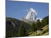 The Matterhorn Near Zermatt, Valais, Swiss Alps, Switzerland, Europe-Hans Peter Merten-Mounted Photographic Print