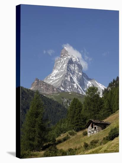 The Matterhorn Near Zermatt, Valais, Swiss Alps, Switzerland, Europe-Hans Peter Merten-Stretched Canvas