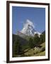 The Matterhorn Near Zermatt, Valais, Swiss Alps, Switzerland, Europe-Hans Peter Merten-Framed Photographic Print