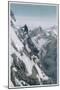 The Matterhorn on the Matterhorn-J. Rummelspacher-Mounted Art Print