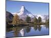 The Matterhorn Reflected in Grindjilake, Switzerland-Ursula Gahwiler-Mounted Photographic Print