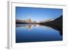 The Matterhorn Reflected in Stellisee at Sunrise-Roberto Moiola-Framed Photographic Print