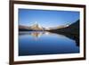 The Matterhorn Reflected in Stellisee at Sunrise-Roberto Moiola-Framed Photographic Print