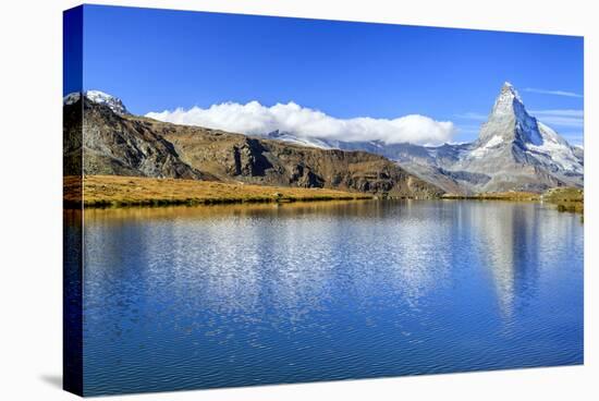 The Matterhorn Reflected in Stellisee-Roberto Moiola-Stretched Canvas