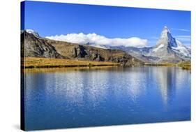 The Matterhorn Reflected in Stellisee-Roberto Moiola-Stretched Canvas