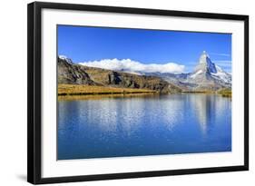 The Matterhorn Reflected in Stellisee-Roberto Moiola-Framed Photographic Print