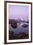 The Matterhorn Reflected in the Stellisee at Dusk-Roberto Moiola-Framed Photographic Print