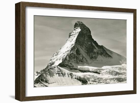 The Matterhorn, Swiss Alps-null-Framed Art Print