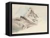 The Matterhorn, Switzerland, from the Northeast, 1849-John Ruskin-Framed Stretched Canvas