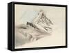 The Matterhorn, Switzerland, from the Northeast, 1849-John Ruskin-Framed Stretched Canvas