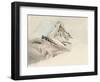 The Matterhorn, Switzerland, from the Northeast, 1849-John Ruskin-Framed Giclee Print