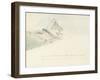 The Matterhorn, Switzerland, from the Northeast, 1849-John Ruskin-Framed Giclee Print