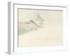 The Matterhorn, Switzerland, from the Northeast, 1849-John Ruskin-Framed Giclee Print