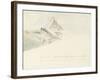 The Matterhorn, Switzerland, from the Northeast, 1849-John Ruskin-Framed Giclee Print