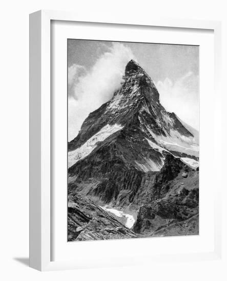 The Matterhorn, the Alps, 20th Century-null-Framed Giclee Print