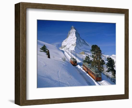 The Matterhorn, Zermatt, Switzerland, Europe-Gavin Hellier-Framed Photographic Print