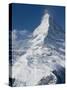 The Matterhorn, Zermatt, Valais, Wallis, Switzerland-Walter Bibikow-Stretched Canvas