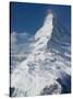 The Matterhorn, Zermatt, Valais, Wallis, Switzerland-Walter Bibikow-Stretched Canvas