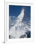 The Matterhorn, Zermatt, Valais, Wallis, Switzerland-Walter Bibikow-Framed Photographic Print