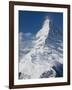 The Matterhorn, Zermatt, Valais, Wallis, Switzerland-Walter Bibikow-Framed Photographic Print