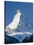 The Matterhorn, Zermatt, Valais, Wallis, Switzerland-Walter Bibikow-Stretched Canvas