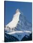 The Matterhorn, Zermatt, Valais, Wallis, Switzerland-Walter Bibikow-Stretched Canvas