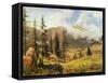 The Matterhorn-Albert Bierstadt-Framed Stretched Canvas