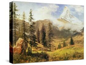 The Matterhorn-Albert Bierstadt-Stretched Canvas