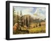 The Matterhorn-Albert Bierstadt-Framed Art Print