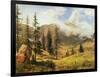 The Matterhorn-Albert Bierstadt-Framed Art Print