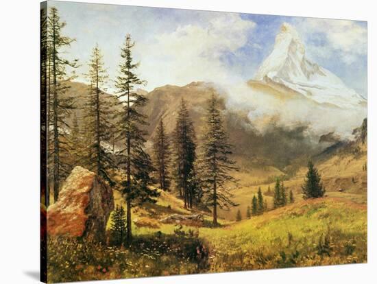 The Matterhorn-Albert Bierstadt-Stretched Canvas