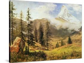 The Matterhorn-Albert Bierstadt-Stretched Canvas