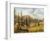 The Matterhorn-Albert Bierstadt-Framed Art Print