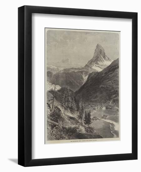 The Matterhorn-Edward Whymper-Framed Premium Giclee Print