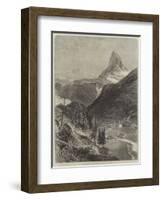 The Matterhorn-Edward Whymper-Framed Giclee Print