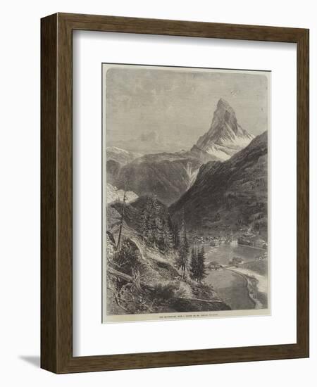 The Matterhorn-Edward Whymper-Framed Giclee Print