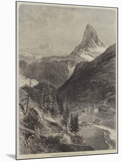 The Matterhorn-Edward Whymper-Mounted Giclee Print