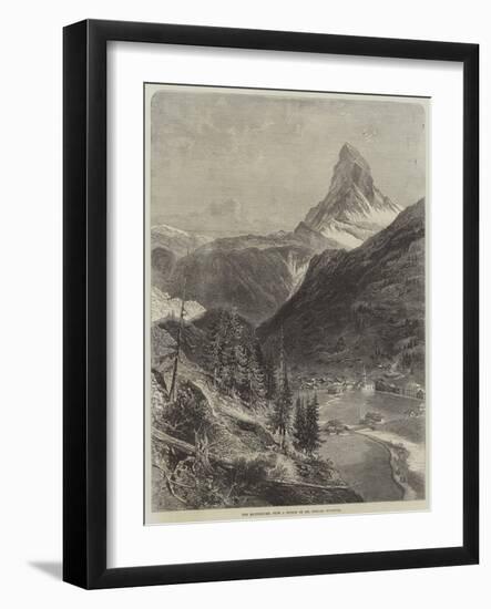 The Matterhorn-Edward Whymper-Framed Giclee Print