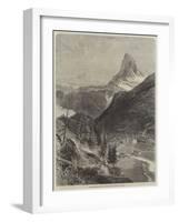 The Matterhorn-Edward Whymper-Framed Giclee Print