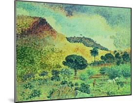 The Maures Mountains, 1906-07-Henri Edmond Cross-Mounted Giclee Print