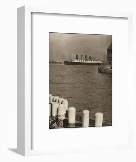 The Mauretania, 1910-Alfred Stieglitz-Framed Art Print