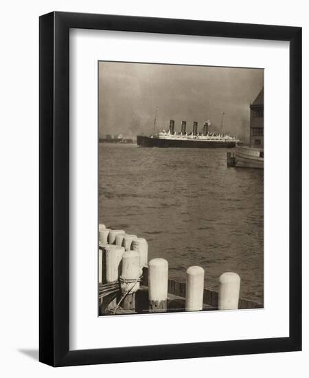 The Mauretania, 1910-Alfred Stieglitz-Framed Art Print