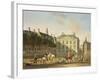 The Mauritshuis from the Langevijverburg, the Hague, with Hawking Party in the Foreground-Gerrit Adriaensz Berckheyde-Framed Giclee Print