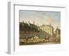 The Mauritshuis from the Langevijverburg, the Hague, with Hawking Party in the Foreground-Gerrit Adriaensz Berckheyde-Framed Giclee Print