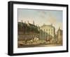 The Mauritshuis from the Langevijverburg, the Hague, with Hawking Party in the Foreground-Gerrit Adriaensz Berckheyde-Framed Giclee Print